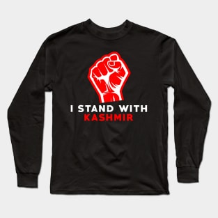 I Stand With Kashmir - Show Your Sympathy And Solidarity Long Sleeve T-Shirt